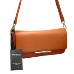 8310К Сумка женская натуральная кожа (orange) (оранжевый/27*14*5/натуральная кожа/Redmond)