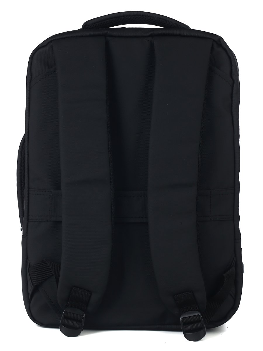 1805 СУМКА-РЮКЗАК 100% ПОЛИУРЕТАН (чёрный) (Черный/30*40*15/полиуритан)