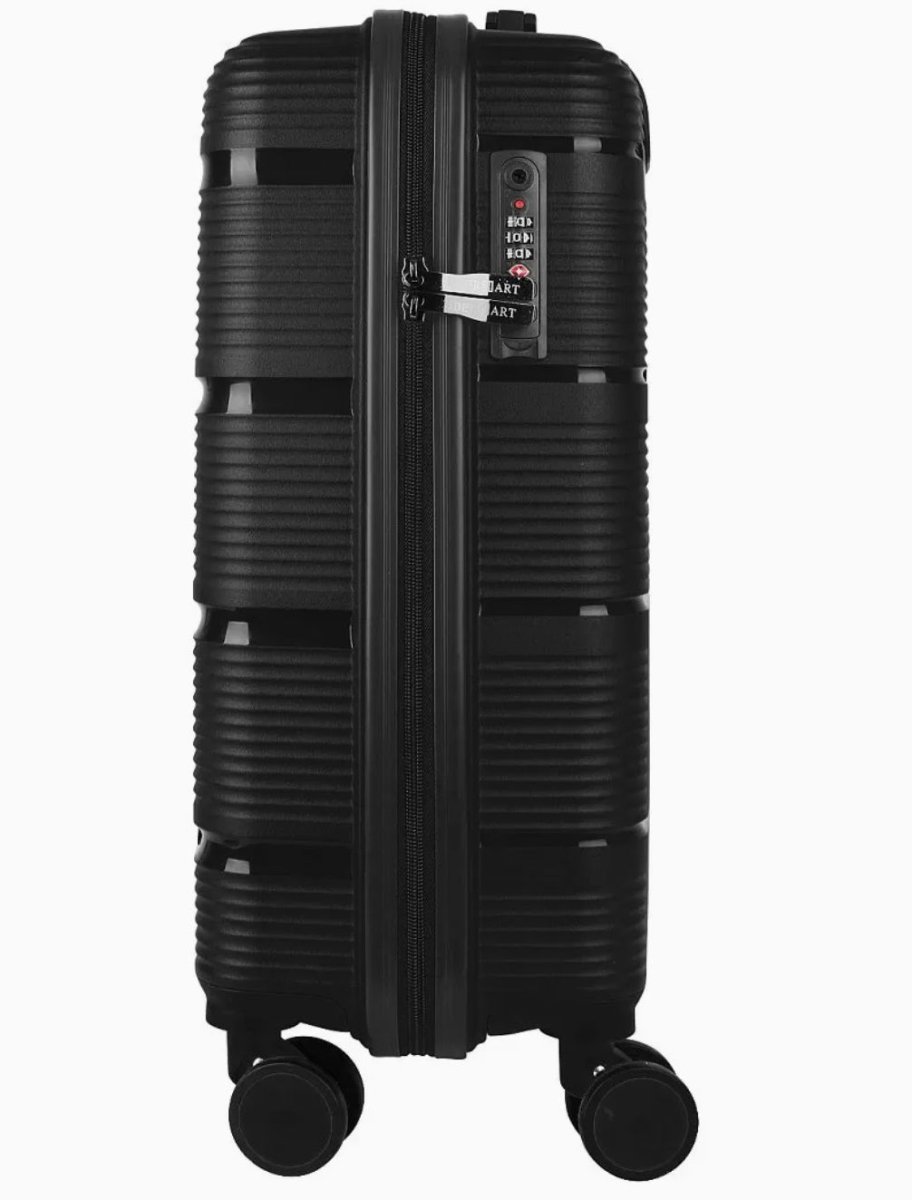 47B-009-428 Чемодан 4-х колесный (Черный/49*76*30/полипропилен/L/4,2 кг/92 литра)