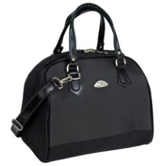 7057 (черная) Сумка Бьюти-Кейс текстиль (Черный/33*23*28/полиэстер/Polar)