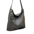 465К Сумка женская натуральная кожа (d grey) (Серый тёмный/39*37*9/натуральная кожа/Redmond)