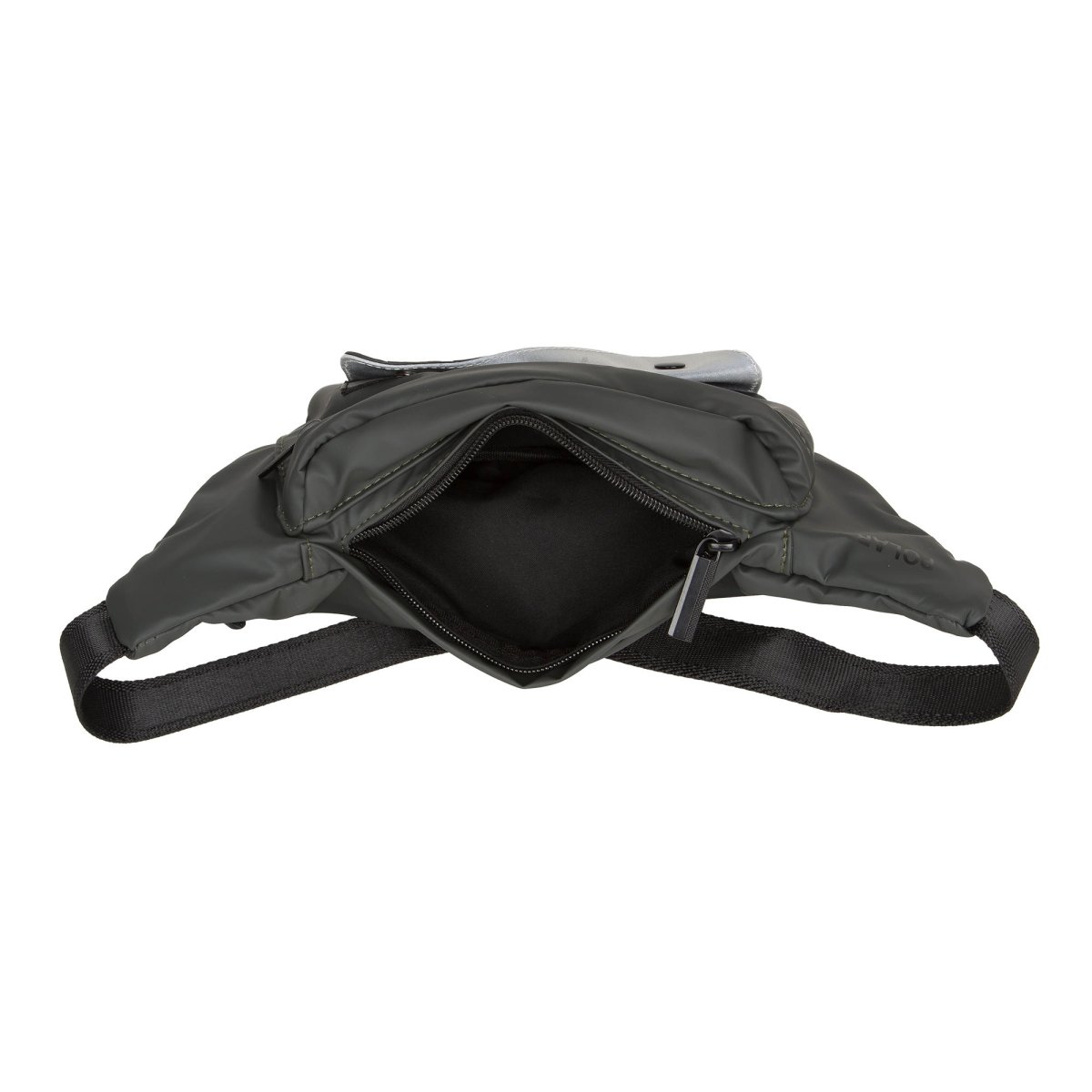 18253 (Black) Сумка поясная текстиль (Черный/36*12*4/полиэстер/0,24 кг/1,7 литр/Polar)