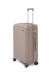 RL1080-24-13 (FABRETTI) Чемодан 4-х колесный 100% полипропилен (бежевый/45*58*26/полипропилен/M/FABRETTI)