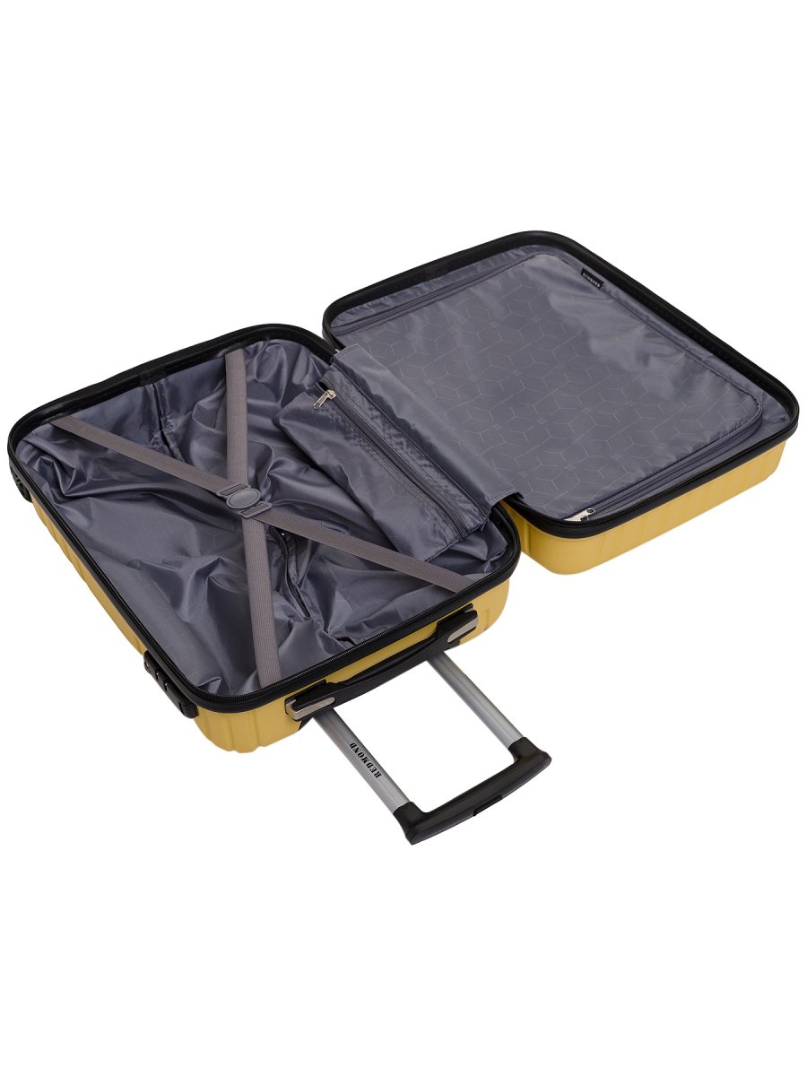 RB06C20Y Чемодан REDMOND АБС-пластик (Жёлтый/55*39*22/АБС пластик/S/Redmond)