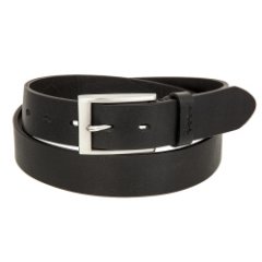 35066 Black Ремень Conti Uomo (длина 130) (Черный/130 см/натуральная кожа/Conti Uomo)