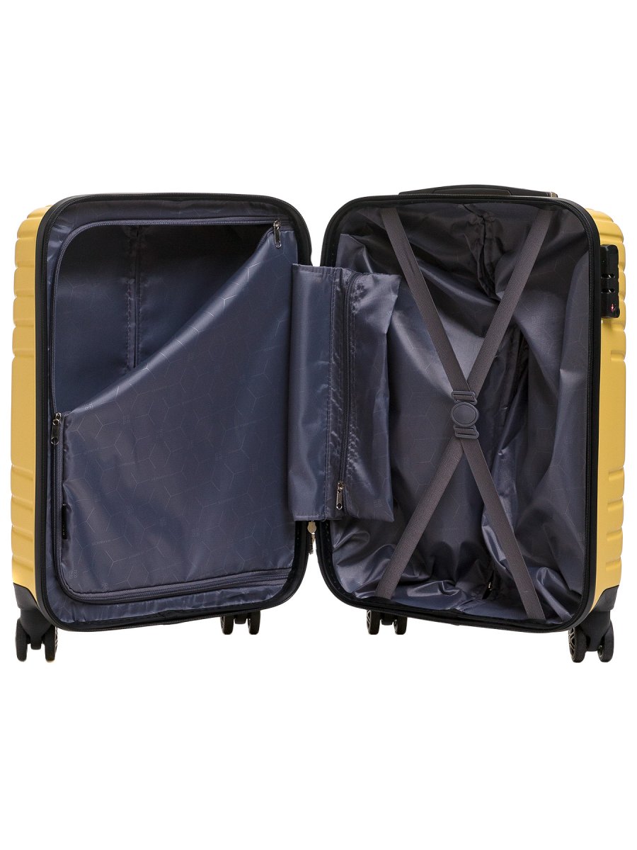 RB06C20Y Чемодан REDMOND АБС-пластик (Жёлтый/55*39*22/АБС пластик/S/Redmond)