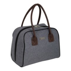 П7117 (серый) Джинса Сумка Бьютик малый Победа Жаккард (Серый/31*25*18/полиэстер/0,55 кг/13,68 литров/Polar)