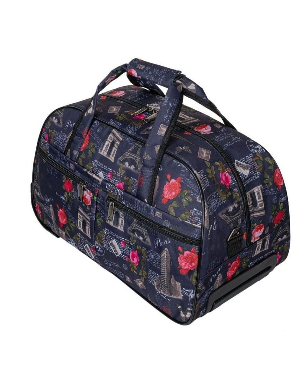 М-607 Сумка на колесах париж (фиолетовый/46*30*25полиэстер/NTL Continent)