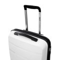 EN7520-020-1 (FABRETTI) Чемодан 4-х колесный 100% полипропилен  (белый/38*55*20/полипропилен/S/FABRETTI)
