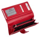 1184-46 Портмоне женское натуральная кожа KARYA (Красный/19*9,5*3/натуральная кожа)