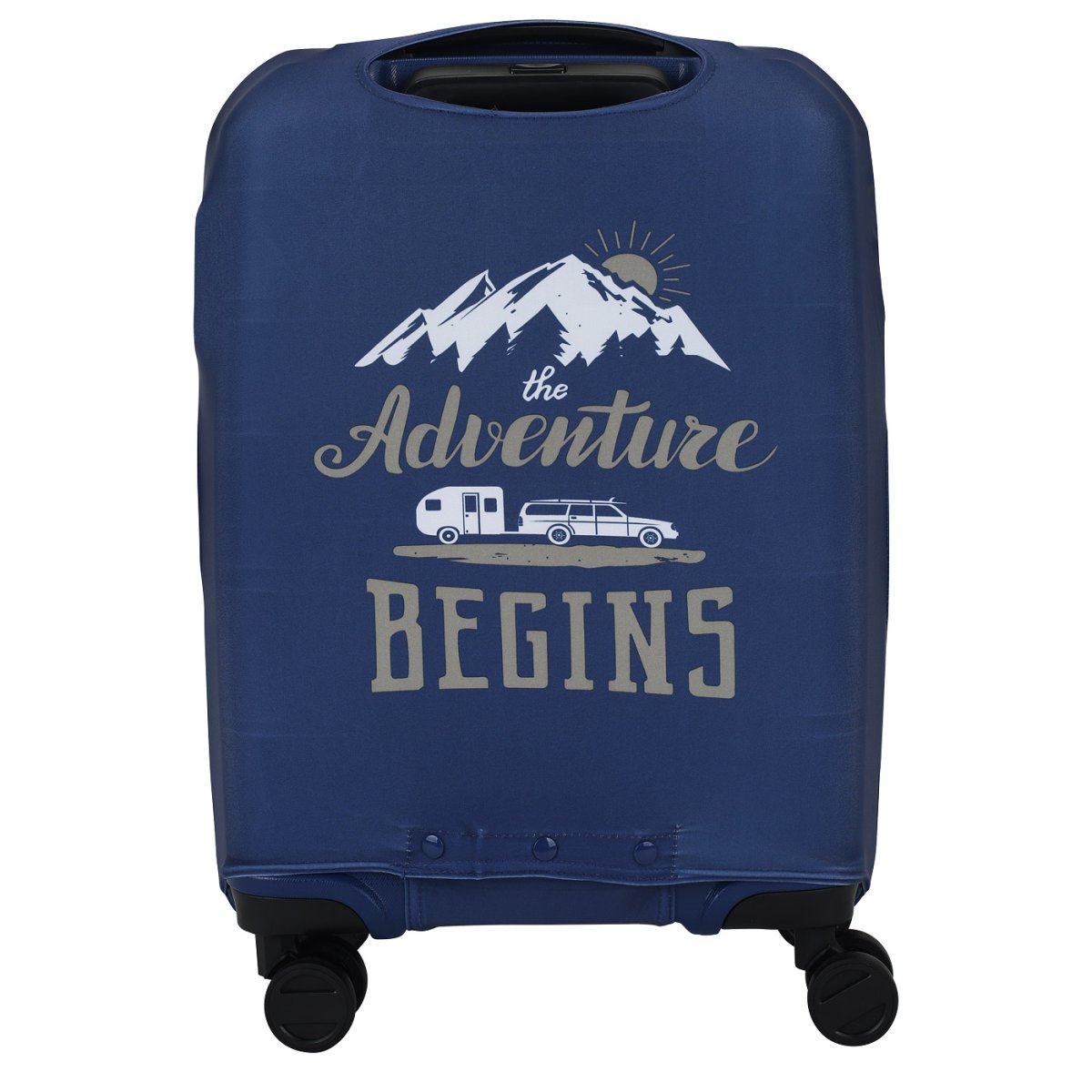 EBH702-S Чехол для чемоданов The Adventure Begins (полиэстер/S/Eberhart)