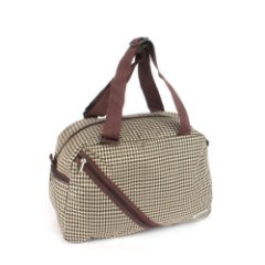 М-1031 Сумка спортивная гусиная лапка (Бежевый/полиэстер/NTL Continent)