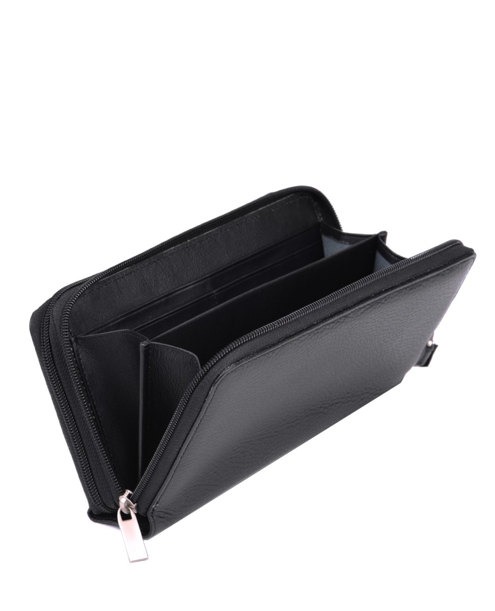 54223 Сумка-клатч CLINT DEERSKIN кожа черный (Черный/21*12*4/натуральная кожа/R.Blake)