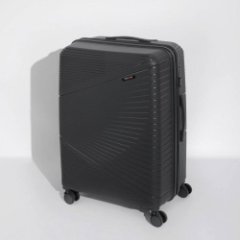 49M-008-428 Чемодан 4-х колесный (серый/49*77*33/полипропилен/L/4,8 кг/106 литров/Eberhart)