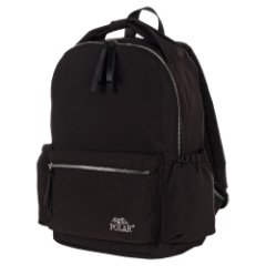 П012S (Black) черный рюкзак текстиль (Черный/28*39*15/полиэстер/0,44 кг/16,4 литра/Polar)