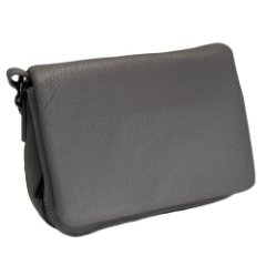 553К Сумка женская натуральная кожа (purple) (Сиреневый светлый/23*16*9/натуральная кожа/Redmond)