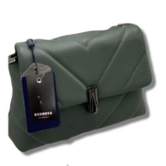 8034К Сумка женская натуральная кожа (green) (Зелёный/24*17*8/натуральная кожа/Redmond)