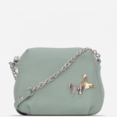 2502LN Сумка женская Зеленый (Зелёный/18*13*6/натуральная кожа/Richet)