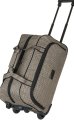 М-18 Сумка на колёсах дизайн гусиная лапка (Бежевый/50*28*29/полиэстер/NTL Continent)