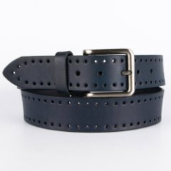MLBJ4023-04 Ремень мужской (синий) (Синий/110-130 см/натуральная кожа/Jonas Hanway)