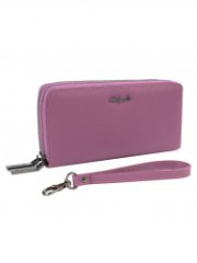 73007-2605 Plum Женский клатч Malgrado (фиолетовый/19*9,5*3/натуральная кожа/Malgrado)