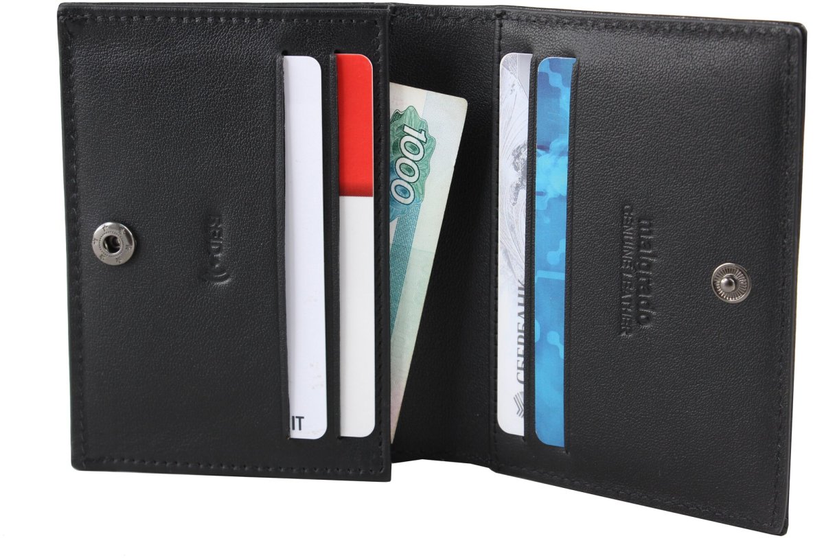 32017-20201 Black Портмоне (Malgrado) (черный/10,5*8,5*2/натуральная кожа/Malgrado)