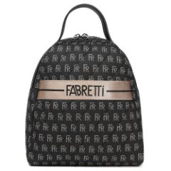 FM242927-2 FABRETTI Рюкзак женский 100% полиэстер (черный/23*28*11/полиэстер/FABRETTI)