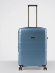 32L-011-424 Чемодан 4-х колесный (синий/47*67*25/полипропилен/M/3,6 кг/71 литр/Eberhart)