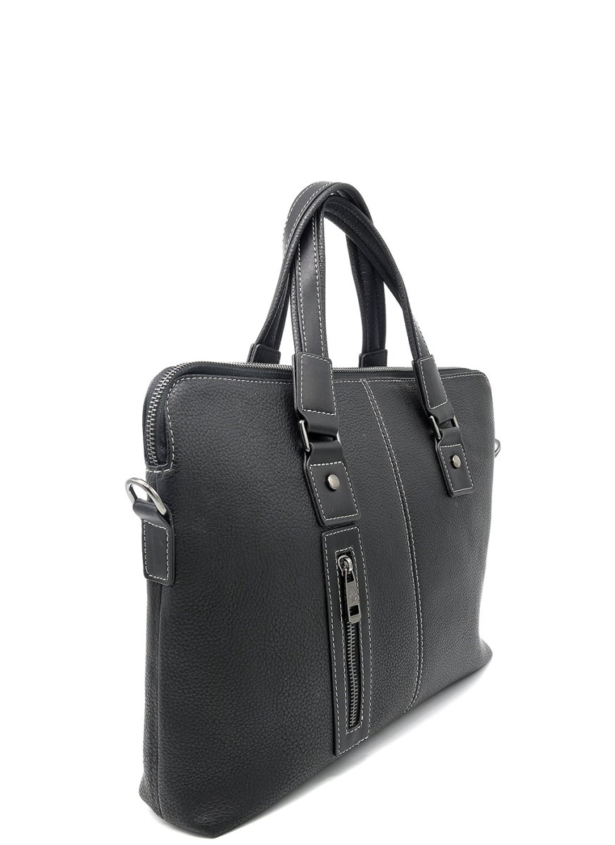 812-21917-1 Портфель мужской экокожа (Пеллекон) (черный/39,5*29*7/экокожа/PELLECON)