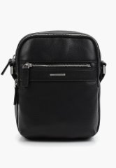 L15683-2 (FABRETTI) Сумка мужская натуральная кожа (черный/23*18*6/натуральная кожа/FABRETTI)