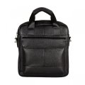 102-21516-1 Сумка мужская (Пеллекон) (Черный/27,5*31*7,5/натуральная кожа)