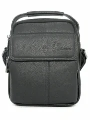 812-81765-1 Сумка мужская экокожа (Пеллекон) (черный/20*26,5*7/экокожа/PELLECON)