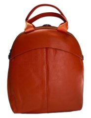 847К Сумка-рюкзак женская натуральная кожа (orange) (Оранжевый/28*31*15/натуральная кожа/Redmond)