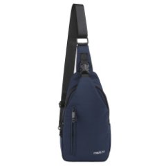 Y66409-25 (FABRETTI) Сумка-слинг 100% полиэстер (синий/17*31*7/полиэстер/FABRETTI)
