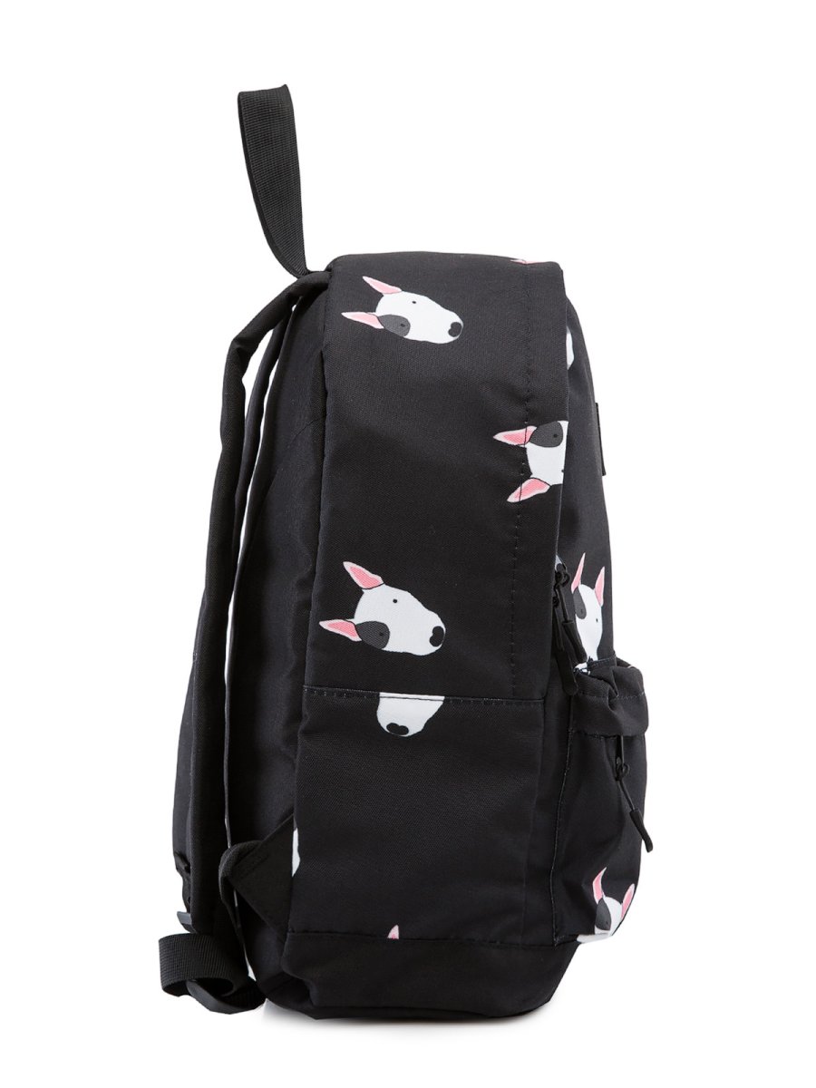 V06M-02 001 105 Рюкзак текстиль (чёрный)  (Черный/27*39*13/текстиль/NaVibe)