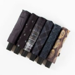 537291 Зонт унисекс 3 слож, полный автомат, ручка пласт.прямая (эпонж/Goroshek)