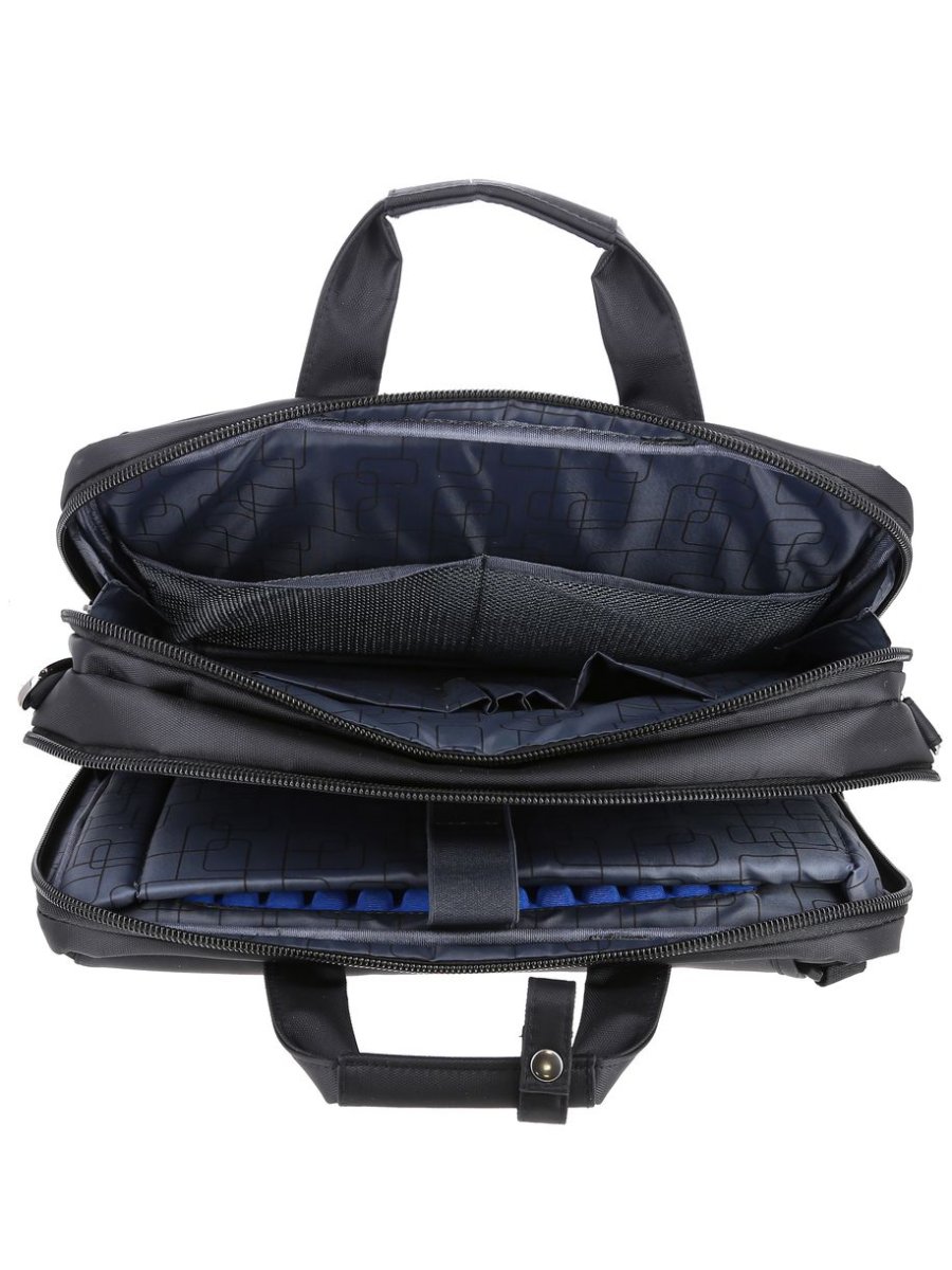 2408 (BLACK) Портфель-рюкзак ARISTOCRAT (черный/41*30*12/полиэстер/L/1,02 кг/15 литров)