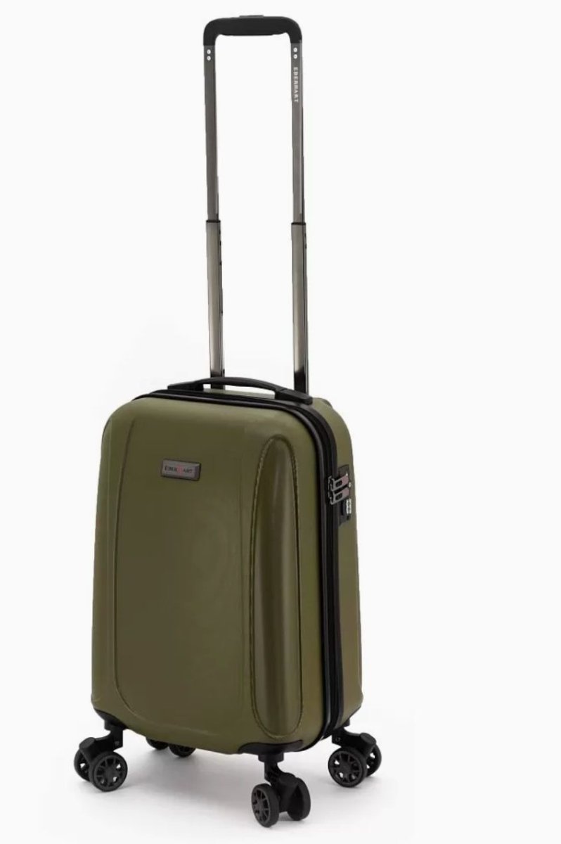 07E-019-420 Чемодан 4-х колесный (Олива/35*55*23,5/поликарбонат/S/2,7 кг/36 литров Eberhart)