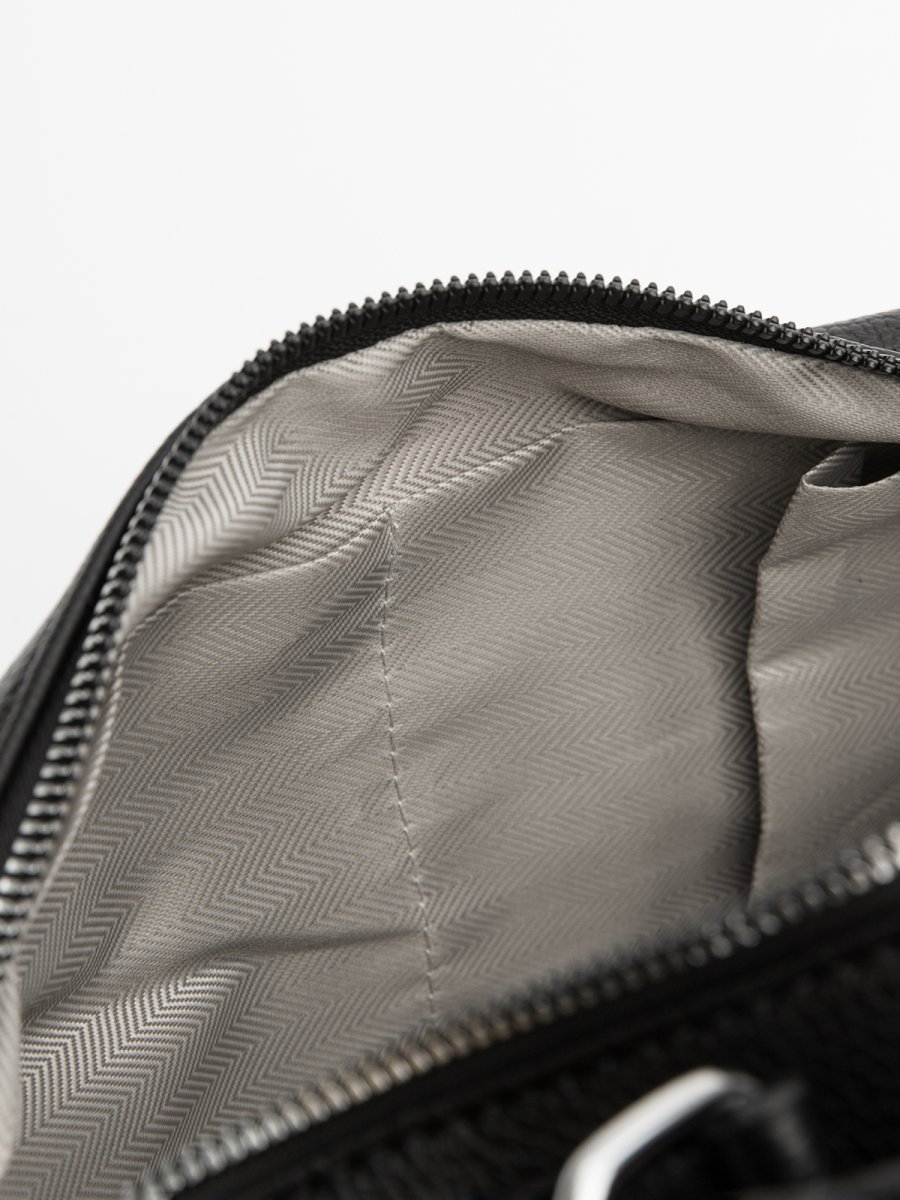 004W 01 Сумка женская экокожа (черный) (черный/28*18*11/экокожа/S.Lavia)