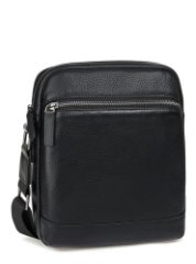 HL 11-633115 Сумка мужская натуральная кожа  (черный/20*24*7/натуральная кожа/Hogerland)