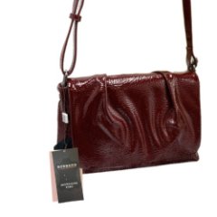8043J Сумка женская натуральная кожа (бордовый) (Бордовый/26*19*9/натуральная кожа/Redmond)