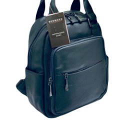4134К Сумка-рюкзак женская натуральная кожа (blue) (Синий/24*31*11/натуральная кожа/Redmond)
