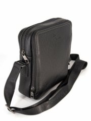102-81525-1 Сумка мужская (Пеллекон) (Черный/21*24*7/натуральная кожа/PELLECON)