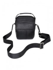 102-82104-1 Сумка мужская кожа (Пеллекон) (черный/18*25*8/натуральная кожа/PELLECON)