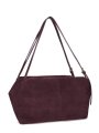 HL 13-353115 Сумка женская замша/экокожа (бордовый) (бордовый/34*20*14/натуральная замша/экокожа/Hogerland)
