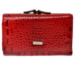CS21-02B Женский кошелёк (Красный/13*9*2,5/натуральная кожа)