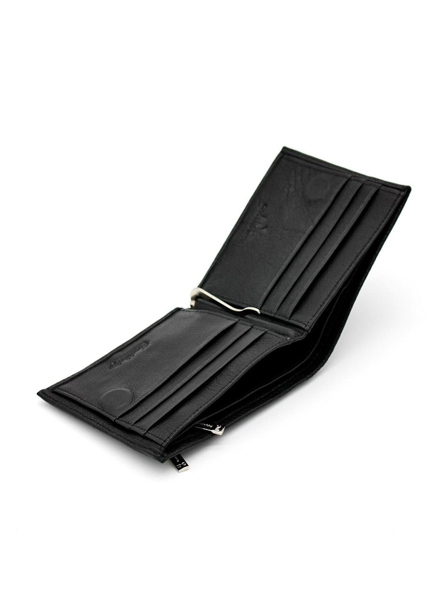 130-DC30-47A Портмоне (Черный/11*10*1/натуральная кожа)