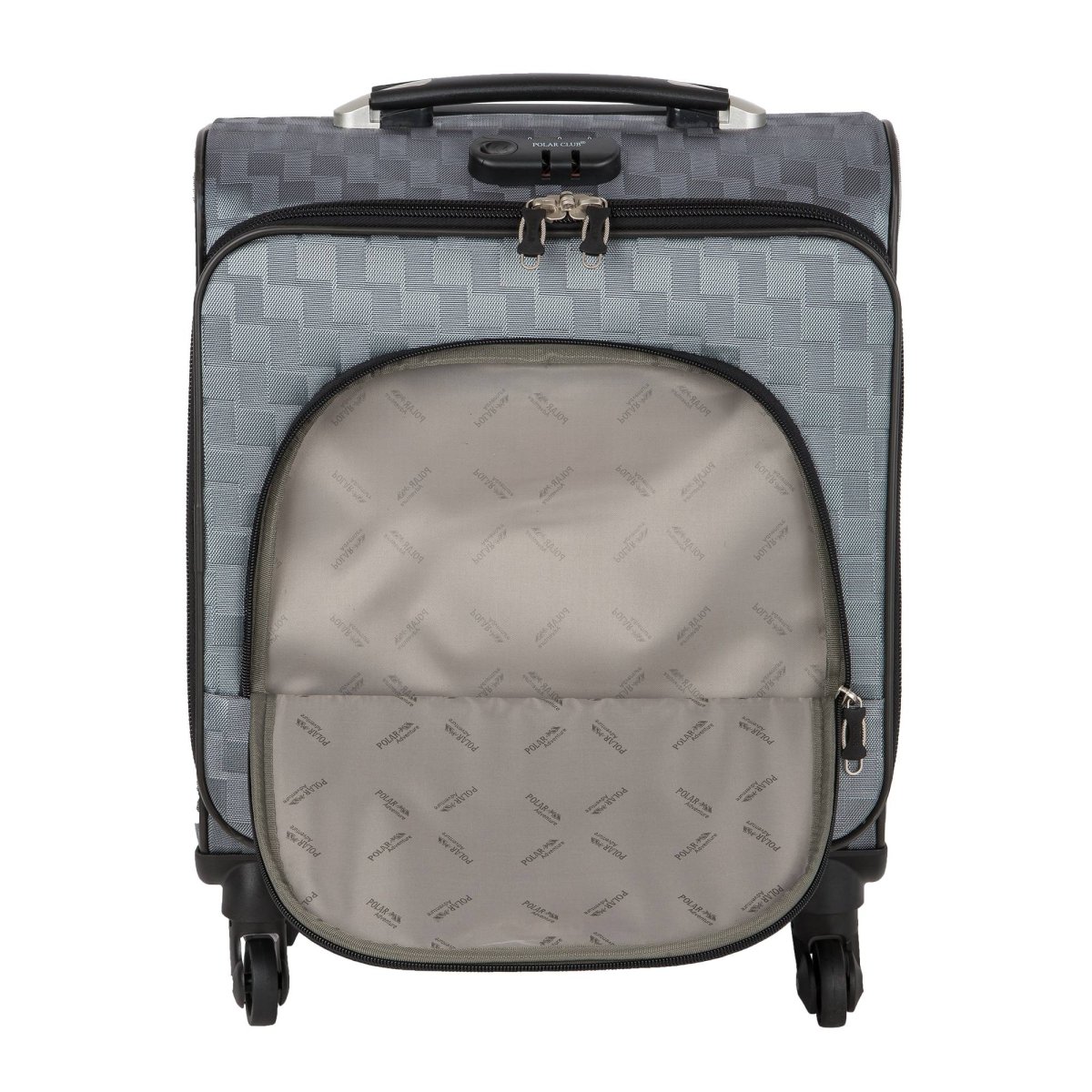 П7106 (черный) сумка Пилотнов.дубл.метал.каркас 4 колеса (Черный/38*51*19/полиэстер/S/2,55 кг/36 литров)