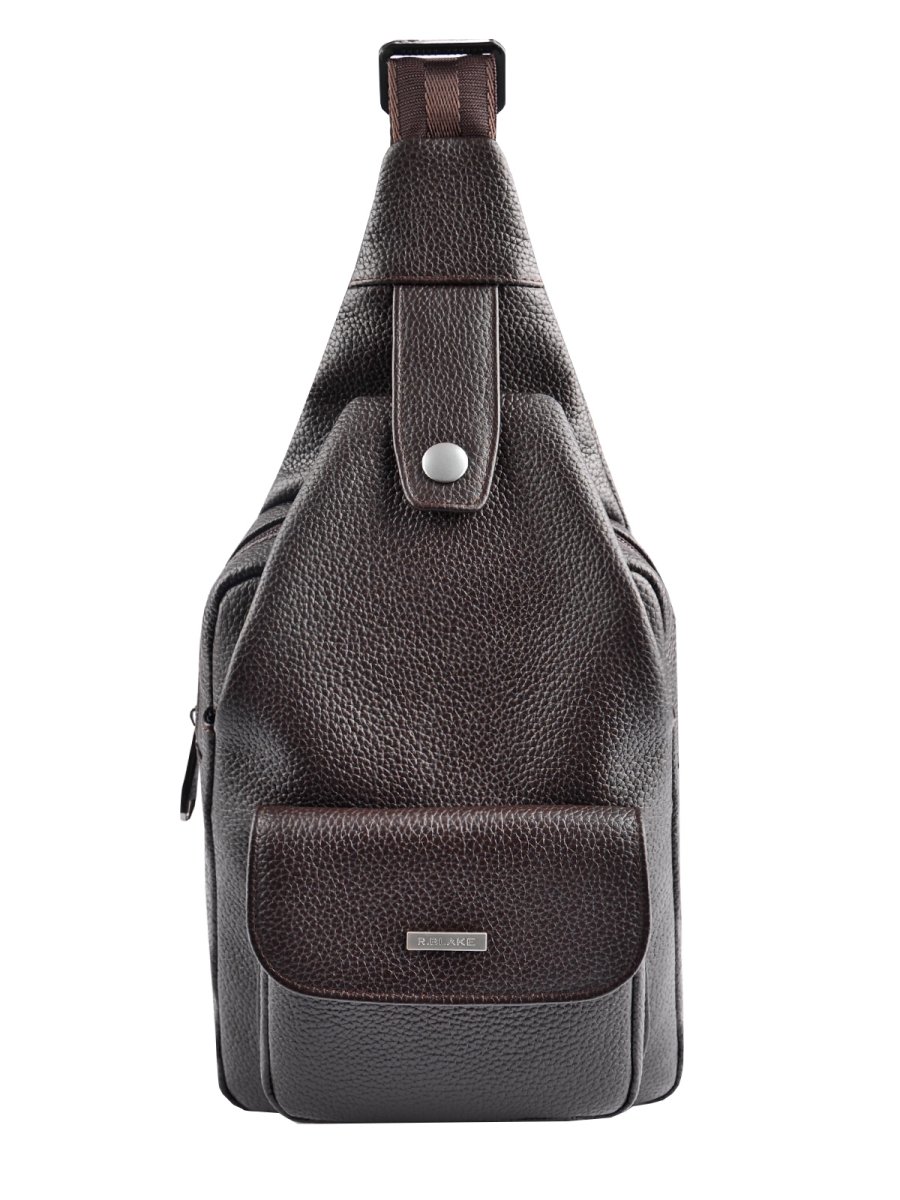 75832 Рюкзак АЛАН DENVER кожа шоколад	 (Коричневый/17*21*8/натуральная кожа/R.Blake)