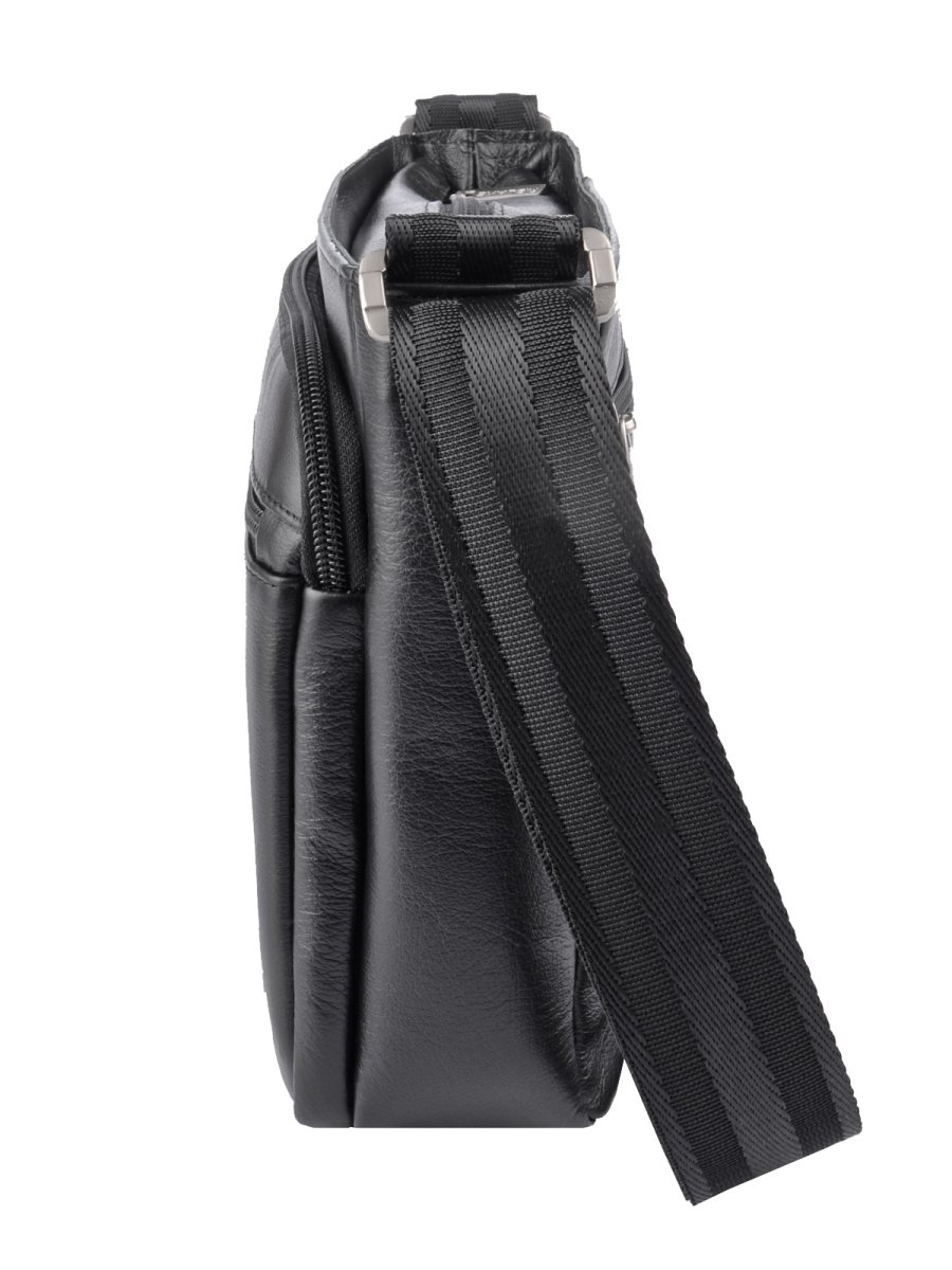 73789 Сумка РОБЕРТ BLACK кожа черный (Черный/натуральная кожа/R.Blake)